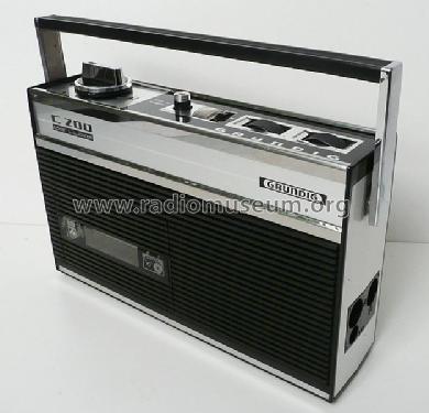 C200 de Luxe; Grundig Radio- (ID = 754845) R-Player