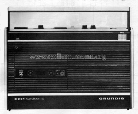 C231 Automatic; Grundig Radio- (ID = 103980) R-Player
