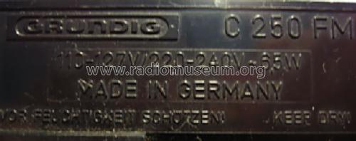 C250FM Automatic; Grundig Radio- (ID = 875708) Radio