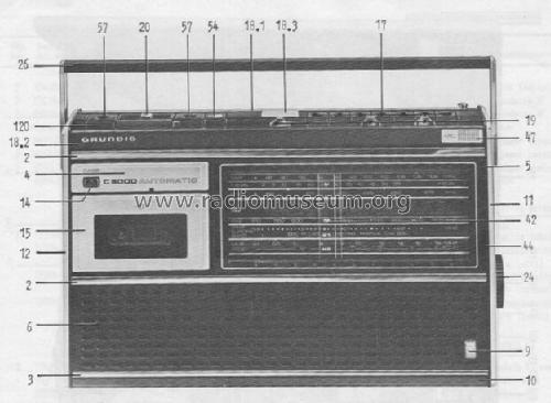 C6000 Automatic; Grundig Radio- (ID = 75648) Radio