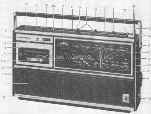 5 Band Radio Recorder C6500; Grundig Radio- (ID = 75701) Radio
