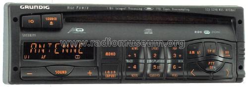 Car Radio SCD 5290 RDS Infomat; Grundig Radio- (ID = 1989143) Radio