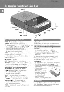 Cassette Recorder CR 120 A; Grundig Radio- (ID = 1789124) Enrég.-R