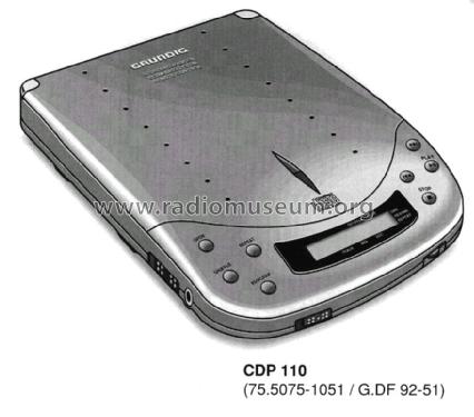 CDP110; Grundig Radio- (ID = 1060031) R-Player