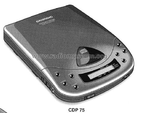 CDP75; Grundig Radio- (ID = 1059994) R-Player
