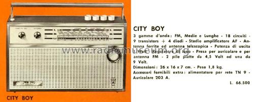 City-Boy 203; Grundig Radio- (ID = 2620834) Radio