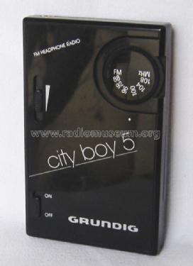 City Boy 5; Grundig Radio- (ID = 1792288) Radio