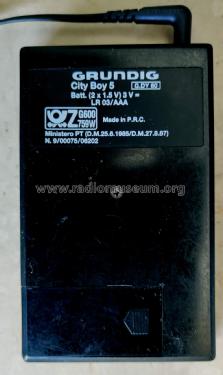 City Boy 5; Grundig Radio- (ID = 2751183) Radio