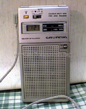 Clock-Boy 100; Grundig Radio- (ID = 1089585) Radio