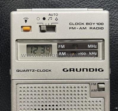 Clock-Boy 100; Grundig Radio- (ID = 2881202) Radio
