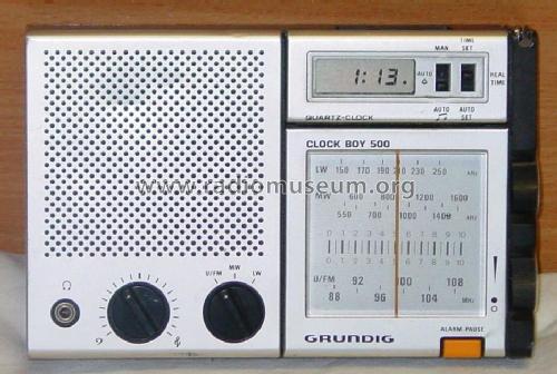 Clock-Boy 500; Grundig Radio- (ID = 171675) Radio