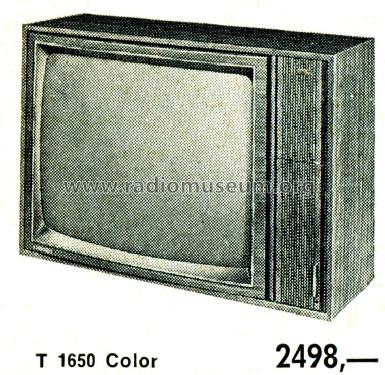 Color T 1650; Grundig Radio- (ID = 2198057) Television
