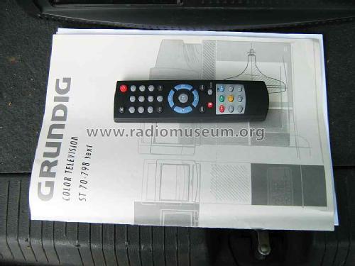 Color Television ST70-798 Text Ch= CUC2030; Grundig Austria GmbH (ID = 1665402) Television