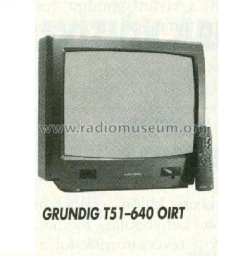 Colour Television T51-640 OIRT; Grundig Radio- (ID = 1211288) Television