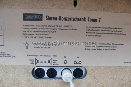 Como 7S Audioprisma Ch= RC400; Grundig Radio- (ID = 1038453) Radio