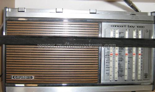 Concert-Boy 1000; Grundig Radio- (ID = 472627) Radio