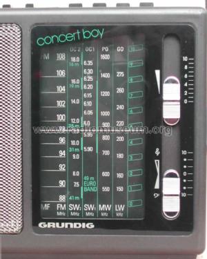 Concert Boy 225a; Grundig Radio- (ID = 1215859) Radio