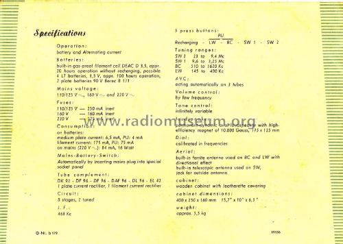 Concert-Boy E/56; Grundig Radio- (ID = 2262077) Radio