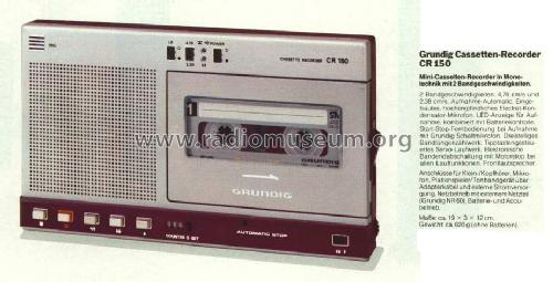CR150; Grundig Radio- (ID = 496871) R-Player