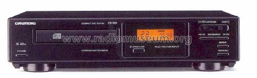 Compact Disc Player CD103; Grundig Radio- (ID = 1362460) R-Player