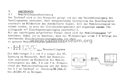 Demodulatortastkopf DK 1, DK 3; Grundig Radio- (ID = 2809171) Equipment