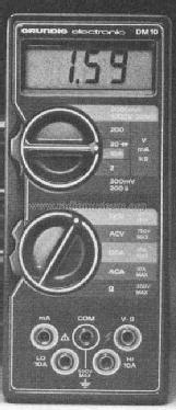 Digital-Multimeter DM10; Grundig Radio- (ID = 451142) Equipment