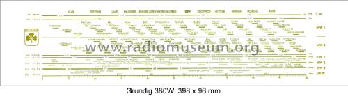 Drucktastensuper 380W/UKW; Grundig Radio- (ID = 1053311) Radio