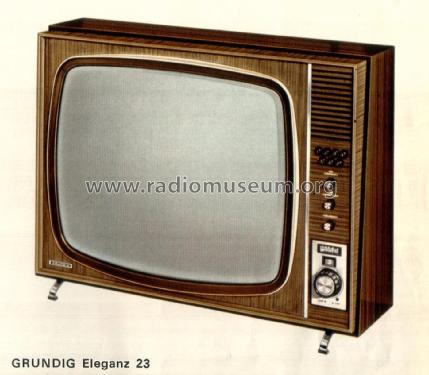 Eleganz 23; Grundig Radio- (ID = 2137220) Television