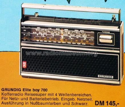 Elite-Boy 700; Grundig Radio- (ID = 1247865) Radio