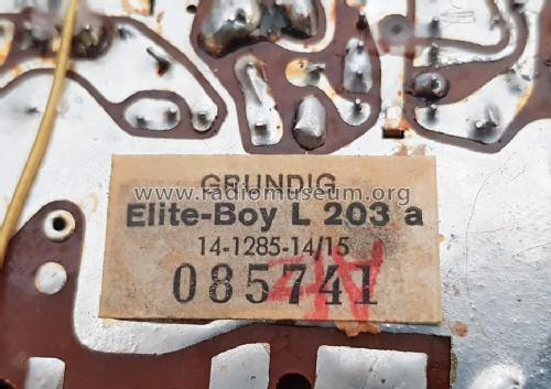 Elite-Boy L203a; Grundig Radio- (ID = 2764986) Radio
