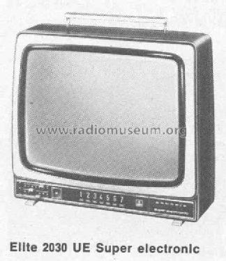 Elite Super Electronic 2030UE; Grundig Radio- (ID = 444560) Television