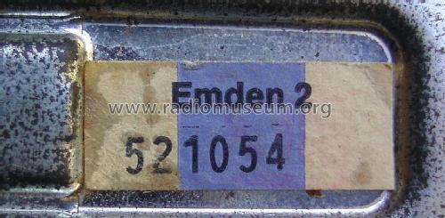 Emden 2; Grundig Radio- (ID = 833620) Car Radio