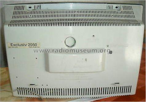 Exclusiv 2050 electronic; Grundig Radio- (ID = 829176) Televisore