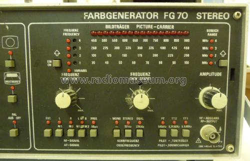 Farbgenerator FG 70 Stereo; Grundig Radio- (ID = 1766588) Ausrüstung