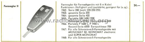 Fernregler II 7641-009; Grundig Radio- (ID = 2490040) Diversos