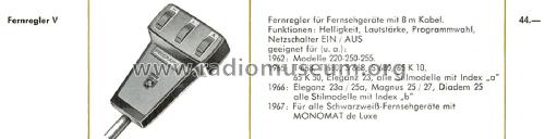 Fernregler V 7641-016; Grundig Radio- (ID = 2158465) Diversos