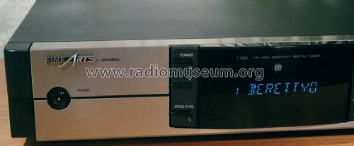 Fine Arts HiFi RDS Synthesizer Tuner T 1000; Grundig Radio- (ID = 1678869) Radio