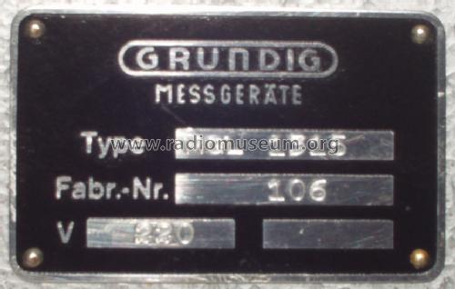 Frequenzgang-Prüfgerät MGL 1315; Grundig Radio- (ID = 1286999) Equipment