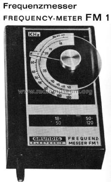 Frequenzmesser FM1; Grundig Radio- (ID = 1796220) Equipment