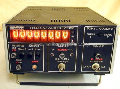 Frequenzzähler FZ1000; Grundig Radio- (ID = 1106489) Equipment