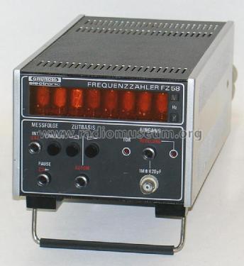 Frequenzzähler FZ58; Grundig Radio- (ID = 1008548) Equipment