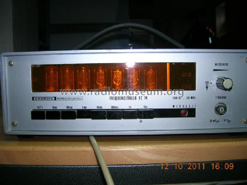 Frequenzzähler - Counter FZ 74; Grundig Radio- (ID = 1076877) Equipment