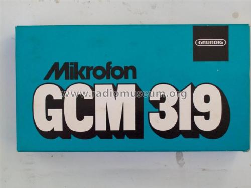 GCM319; Grundig Radio- (ID = 686659) Microfono/PU
