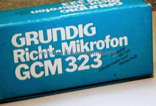 GCM323; Grundig Radio- (ID = 2756568) Microphone/PU