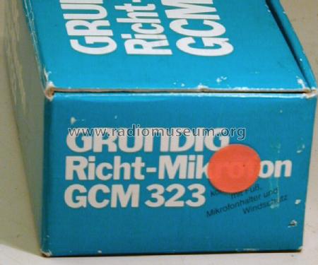 GCM323; Grundig Radio- (ID = 2756569) Microphone/PU