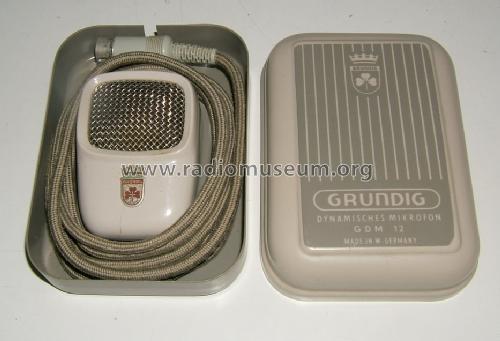 GDM12; Grundig Radio- (ID = 869086) Microphone/PU