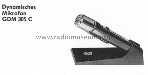 GDM305C; Grundig Radio- (ID = 438898) Mikrofon/TA