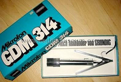 GDM314; Grundig Radio- (ID = 186801) Microphone/PU