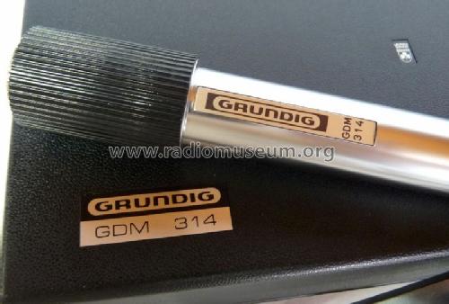 GDM314; Grundig Radio- (ID = 638515) Microfono/PU