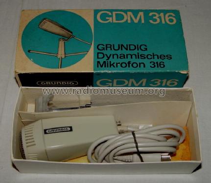 GDM316; Grundig Radio- (ID = 425241) Micrófono/PU